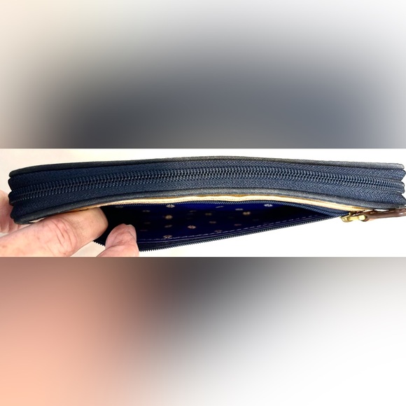 Vintage Fossil Multicolor Striped wristlet wallet - Picture 6 of 8